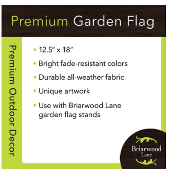 NWT BRIARWOOD LANE Welcome Christmas Gnomes Decor Garden Flag - Picture 5 of 5